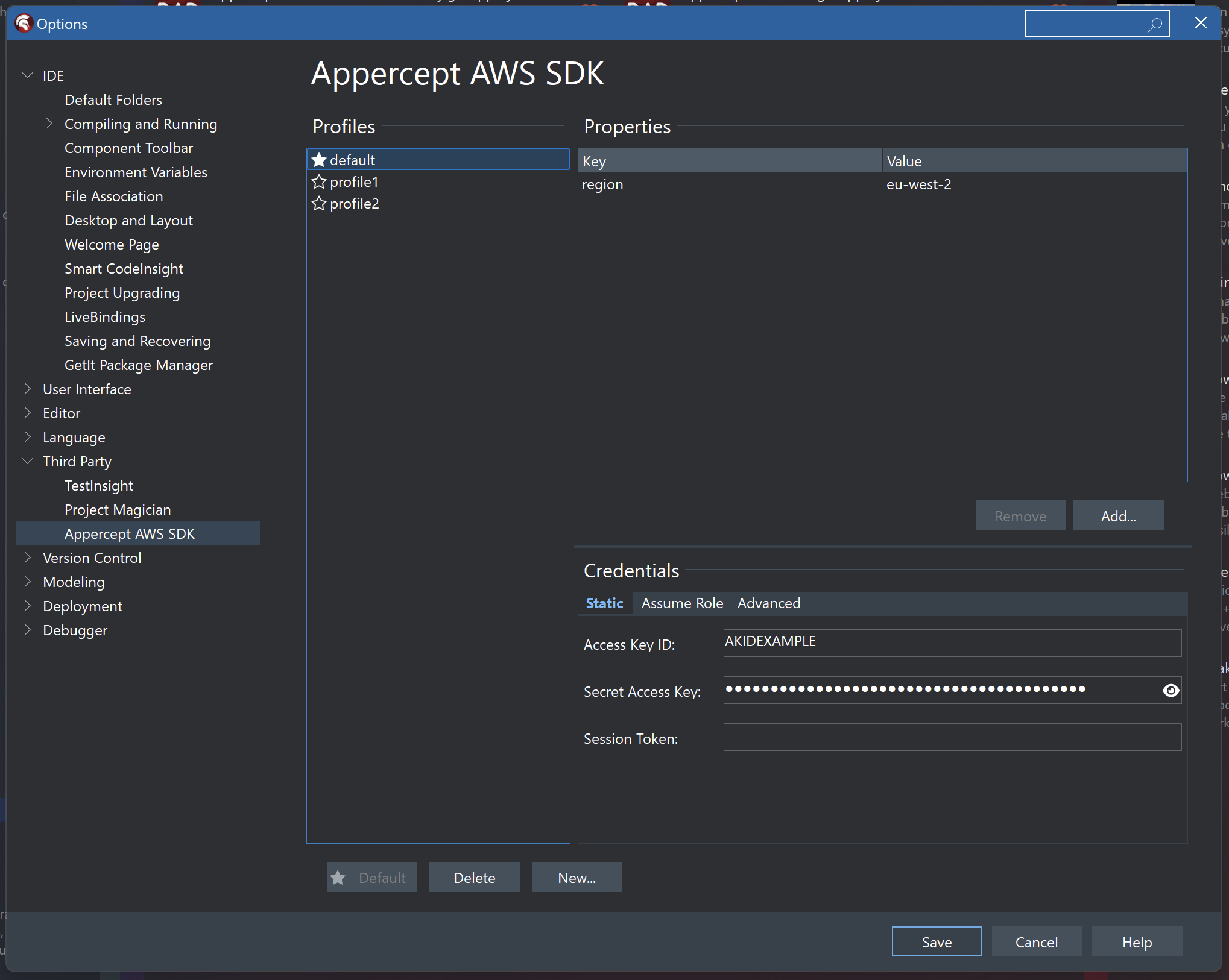 ApperceptAWSSDKDelphiOptions